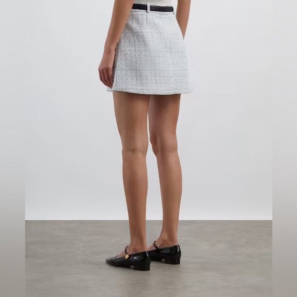 NWT- Powdered Blue Tweed Mini Skirt SELF PORTRAIT - Picture 14 of 14